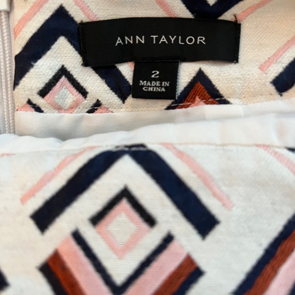 Ann Taylor multi color pencil skirt